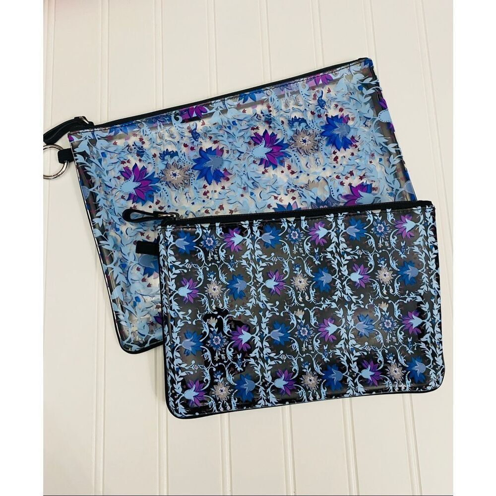 Vera Bradley Makeup Cosmetics Travel Tote Pouches